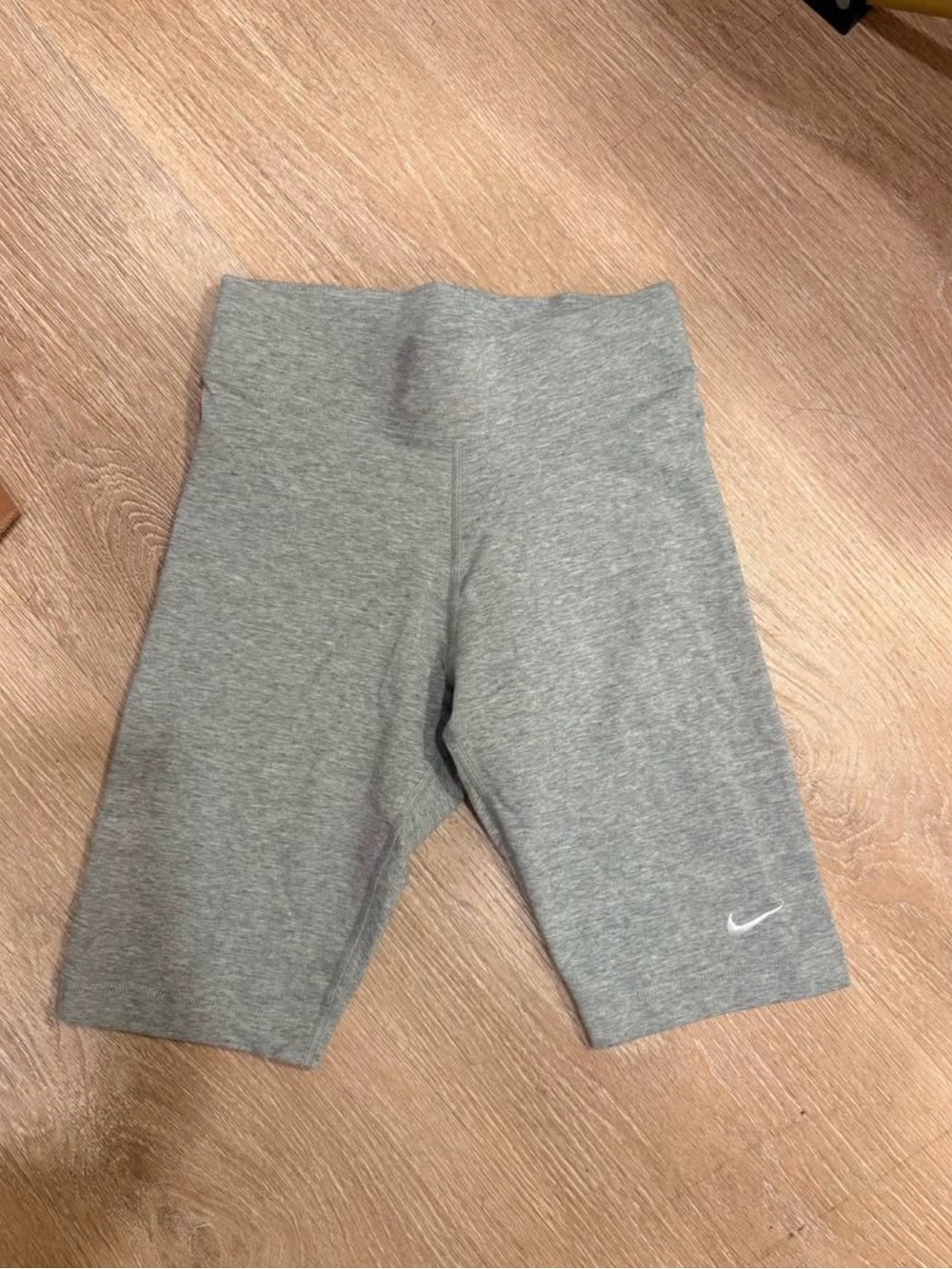 Nike Kids Grey Athletic Bike Shorts